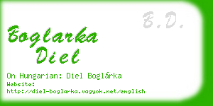 boglarka diel business card